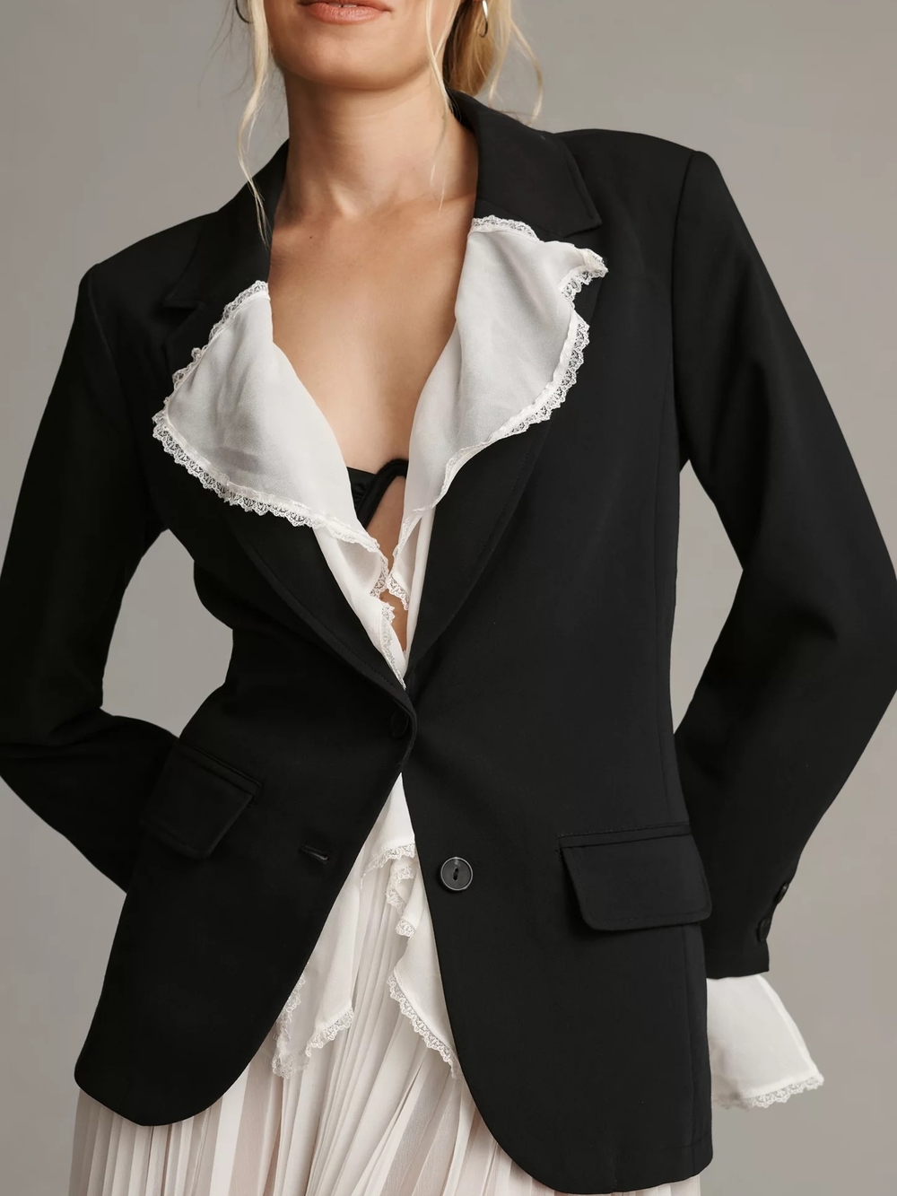 By Anthropologie Twofer Victorian Blazer - Picture 4 of 7